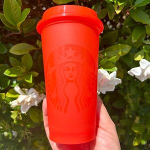 New Starbucks Reusable Red Hot Cup
